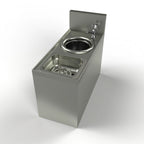 Thumbnail image #1 for BK Resources UB-SS8 Underbar Speed Station with Push-Down Glass Rinser and Dipper Well Faucet, 18-Gauge 304 Stainless Steel
