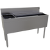 Thumbnail image #1 for Glastender 48-Inch Stainless Steel Underbar Combo Ice Bin/Cocktail Unit with Left Bottle Well and 10-Circuit Cold Plate