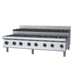 Thumbnail image #1 for Garland Starfire 48 Inch Stainless Steel Heavy-Duty Gas Step-Up Hot Plate, 8-Burner Countertop