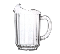 Vollrath Tuffex™ I Deluxe Three-Lipped Clear Polycarbonate Water Pitcher, 60 oz.