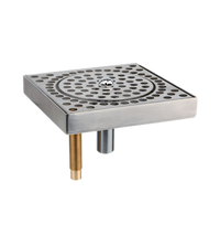 Micro Matic Counter Mount Glass Rinser with 10-Gauge Stainless Steel Construction