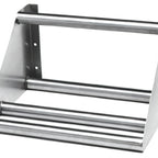 Thumbnail image #1 for Eagle Group 606298-X Wall-Mounted Tubular Dishtable Rack Shelf, 63"W x 15-1/2"D x 12"H, Knock-Down, 304 Stainless Steel