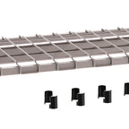 Thumbnail image #1 for Metro Super Erecta 1848DRK4 48"W x 18"D Wire Deck Dunnage Shelf, Gray Epoxy-Coated, 1,300 lb. Capacity