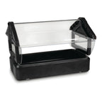 Thumbnail image #1 for CFS Brands SixStar™ 660003 Tabletop Cold Food Bar, 3 Full-Size Pan Capacity, Double-Sided Acrylic Sneeze Guard, Black