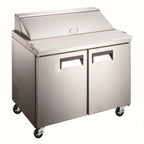 Thumbnail image #1 for Admiral Craft U-STAR 36-Inch 2-Section Salad/Sandwich Refrigerated Prep Table