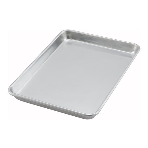 Product image #1 for Winco 1/4-Size Open Bead 3003 Aluminum Sheet Pan