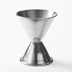 Thumbnail image #1 for American Metalcraft Double Jigger, 1 oz x 2 oz, Stainless Steel, Satin Finish, Rolled Edge