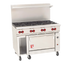 Thumbnail image #1 for Wolf Challenger XL 48-Inch Gas Restaurant Range with 8 Open Burners and Convection Oven