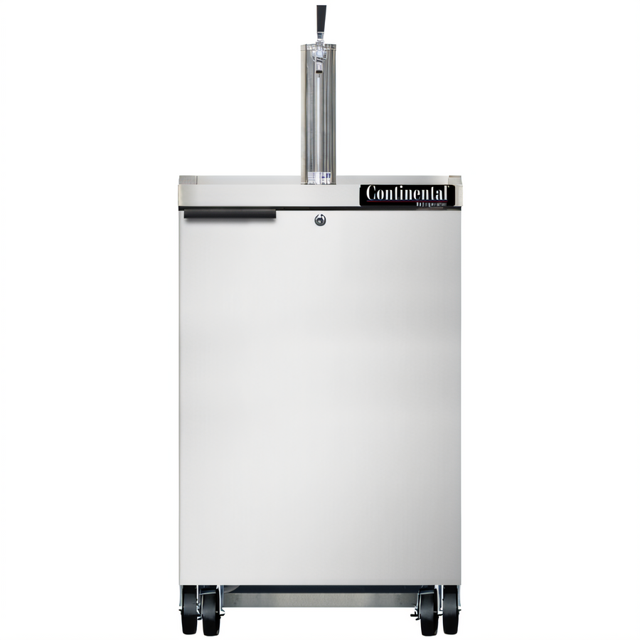 Product image #1 for Continental Refrigerator 24-Inch Stainless Steel Back Bar Keg Cooler, 8 Cu. Ft., 1 Column, R-290