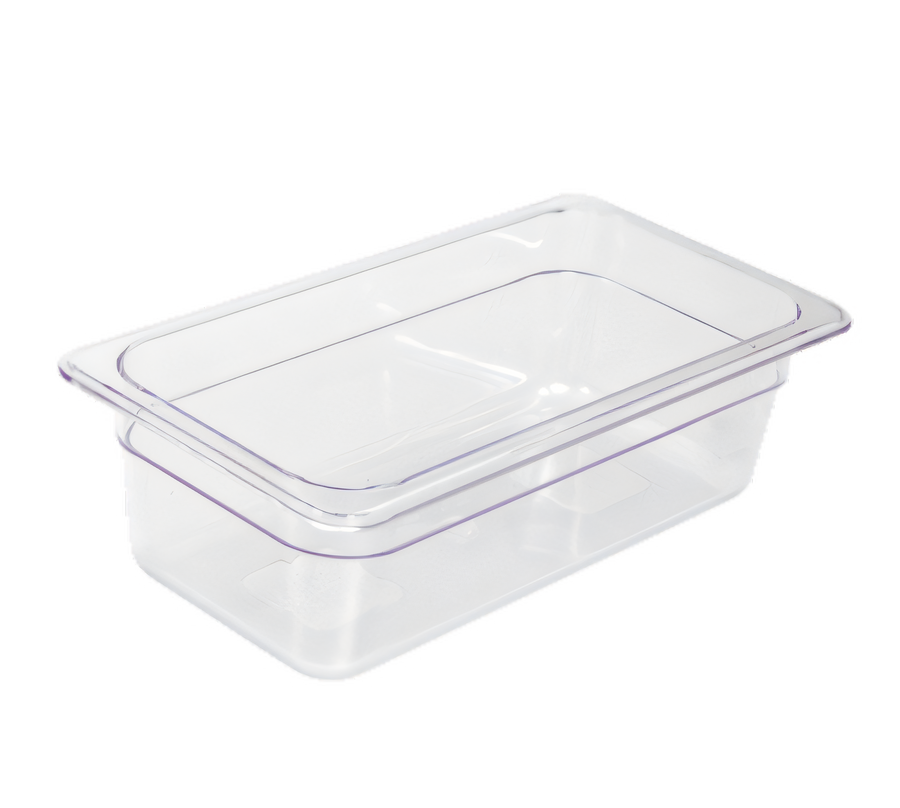 Product image #1 for Crestware 1/3 Size 6-Inch Deep Clear Polycarbonate Food Pan