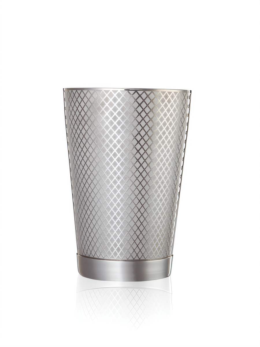 Product image #1 for Barfly Diamond Lattice 18 oz Stainless Steel Cocktail Shaker