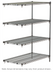 Thumbnail image #1 for Metro Super Erecta Super Adjustable 4-Shelf Add-On Wire Shelving Unit, 24