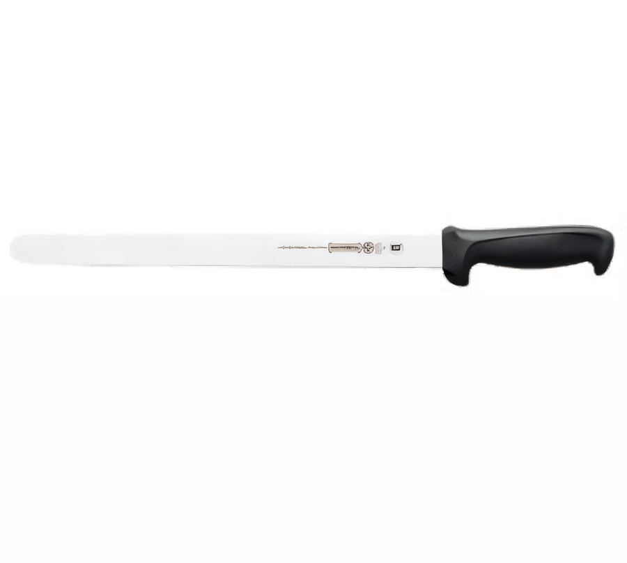 Product image #1 for Mundial 14-Inch Slicing Knife with Rounded Tip and Antimicrobial Black Polypropylene Handle