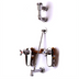Thumbnail image #1 for T&S Brass 8-Inch Wall-Mount Service Sink Faucet with Concealed Mixing Valve, Vacuum Breaker, and Pail Hook Spout