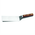 Thumbnail image #1 for Traditional 8-Inch x 3-Inch Square-Corner Stiff Offset Hamburger Turner with Stainless Steel Blade and Rosewood Handle