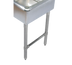 Thumbnail image #1 for BK Resources Stainless Steel Legs & Bracing Kit for Compartment Sinks, Fits 14