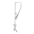 Thumbnail image #1 for T&S Brass EasyInstall Single Hole Deck-Mount Pre-Rinse Unit with 12-Inch Overhead Swivel Arm and 0.65 GPM Spray Valve