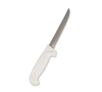Crestware 6-Inch High Carbon German Steel Boning Knife with White Polypropylene Handle
