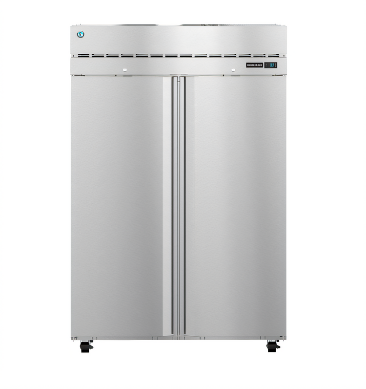 Product image #1 for Hoshizaki Steelheart 52-Inch Two-Section Reach-In Refrigerator, 47.11 Cu. Ft., Solid Hinged Doors, Top-Mounted, Stainless Steel