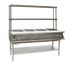 Thumbnail image #1 for Eagle Group 48-Inch 3-Well Electric Sealed-Well Hot Food Table with Double-Tier Flex-Master Overshelves