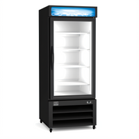 Kelvinator Commercial 25-Inch Wide One-Section Glass Door Refrigerated Merchandiser, 12 Cu. Ft.