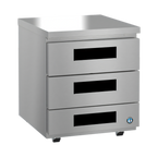 Thumbnail image #1 for Hoshizaki UR27B-LPD3 27-Inch Low-Profile Undercounter Refrigerator with Three Drawers, Stainless Steel, Self-Contained R290, ADA Compliant