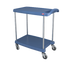 Thumbnail image #1 for Metro myCart Series 2-Shelf Polymer Utility Cart with Microban, Blue, 18-5/16 x 31-1/2 x 35-1/2 Inches