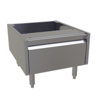 Glastender Underbar Add-On Cabinet Base with Single Hinged Door, Stainless Steel, 20