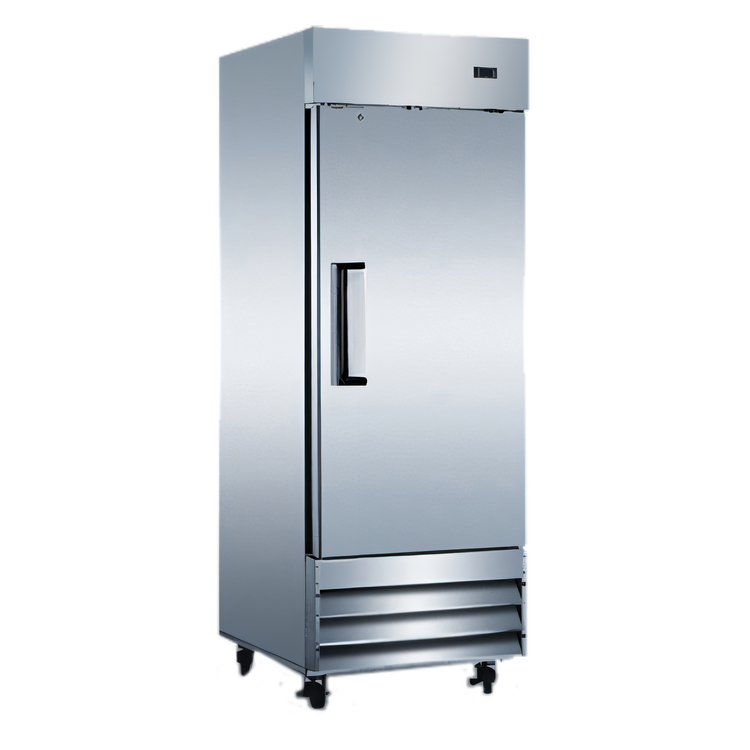 Product image #1 for Black Diamond 1-Section Solid Door Reach-In Refrigerator, 29-Inch Wide, 23 Cu. Ft., Bottom-Mounted Self-Contained