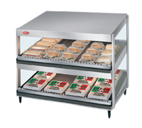 Hatco Glo-Ray 41-Inch Countertop Pass-Thru Merchandising Warmer with 2 Slanted Shelves