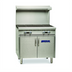 Thumbnail image #1 for Imperial Spec Series 36-Inch Heavy Duty Stainless Steel Gas Range with 4 Open Burners and Open Cabinet Base