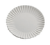 Thumbnail image #1 for American Metalcraft 8-7/8-Inch Round White Melamine Dinner Plate with Paper Plate Design
