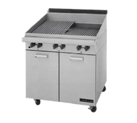 Garland Master Series 17-Inch Gas Range-Match Charbroiler with Storage Base