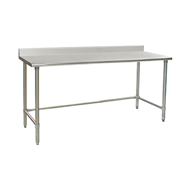Product image #1 for Eagle Group BlendPort® Budget Series Stainless Steel Work Table with 4-1/2-Inch Backsplash, 84"W x 30"D
