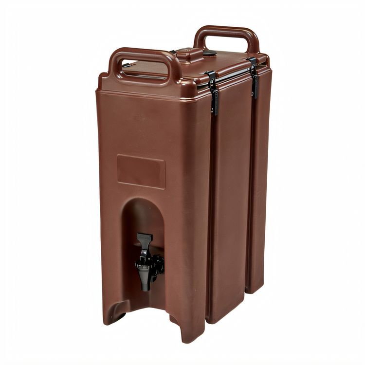 Product image #1 for Cambro Camtainer 4.75-Gallon Insulated Beverage Carrier, Dark Brown