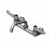Thumbnail image #1 for 8-Inch Centers Wall-Mount Swivel Commercial Faucet with 6-Inch Swing Nozzle