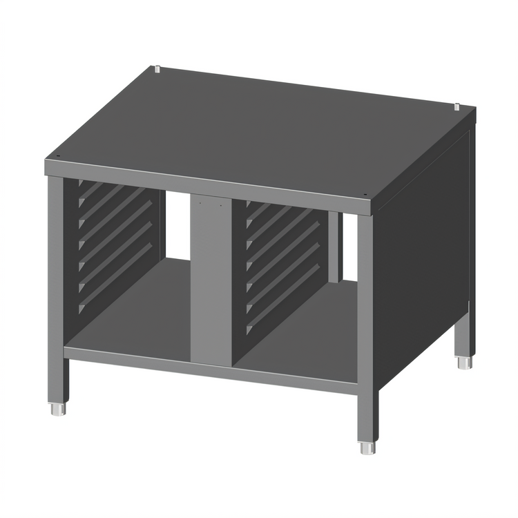 Product image #1 for Lainox Naboo Stainless Steel Floor Stand with Tray Runners, 1/1 GN
