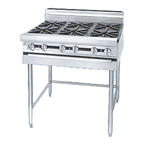 Thumbnail image #1 for Jade Range (Middleby) Titan JMRH-8-A 48-Inch Modular Natural Gas Range with 8 Open Burners, Stainless Steel, Open Legs