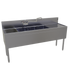 Thumbnail image #1 for Glastender Four-Compartment Stainless Steel Underbar Sink Unit with Right Drainboard and Faucet, 66 x 19 Inches