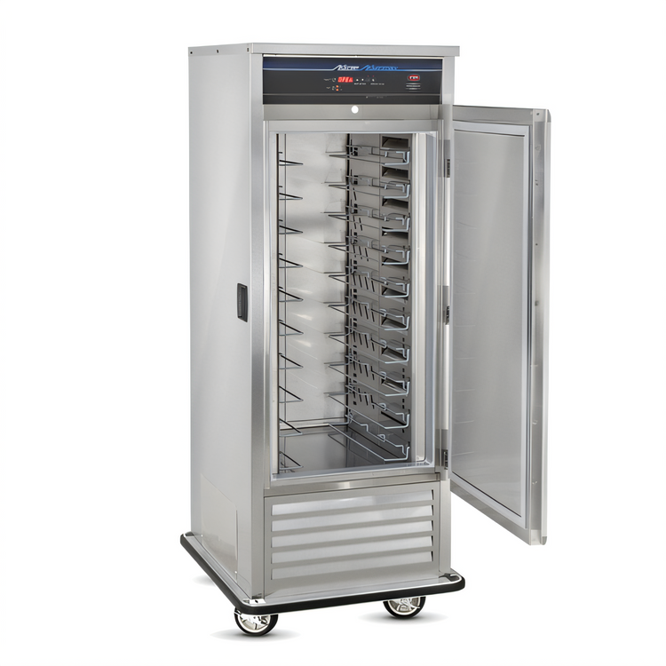 Product image #1 for Mobile Air Curtain Refrigerator, 1 Section, Bottom Mount Self-Contained Refrigeration, Solid Hinged Door