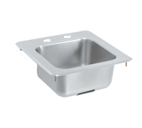 Vollrath 155-4 Drop-In Self-Rimming Underbar Sink with 11 x 10 Inch Bowl