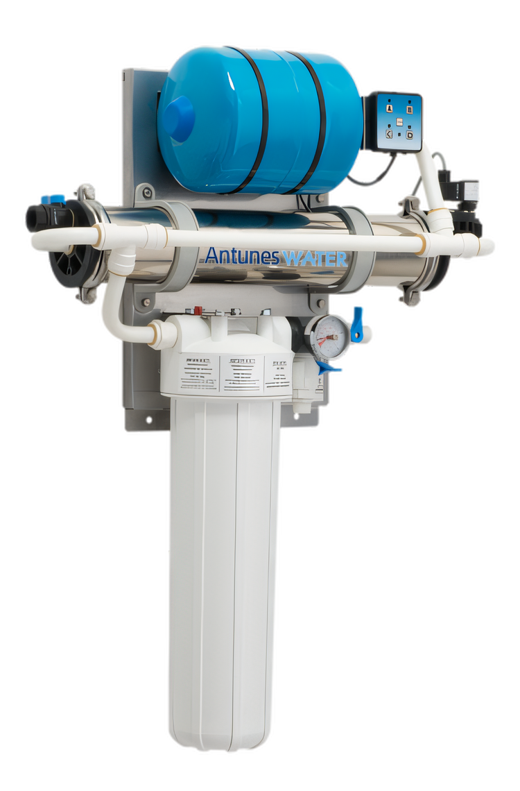 Product image #1 for Vizion Horizontal Ultrafiltration Water Filtration System with Extended Life Carbon Cartridge, 8 GPM, 500,000-Gallon Capacity