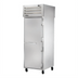 Thumbnail image #1 for True Spec Series One-Section Pass-Thru Reach-In Refrigerator with Solid Front and Rear Swing Doors, Stainless Steel Front and Aluminum Sides