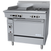 Thumbnail image #1 for Garland Cuisine Series 36-Inch Heavy Duty Natural Gas Range with 2 Open Burners, 18-Inch Griddle, and Convection Oven