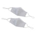 Thumbnail image #1 for Winco 2-Ply 100% Cotton Adjustable Face Mask, Medium/Large, White, 2-Pack