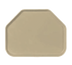 Thumbnail image #1 for Glasteel Break-Resistant Trapezoid Fiberglass Cafeteria Tray, 18 x 14 Inches, Almond