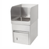 Thumbnail image #1 for John Boos Pro-Bowl Wall-Mount Stainless Steel Hand Sink with Towel Dispenser and Left/Right Side Splashes, 9