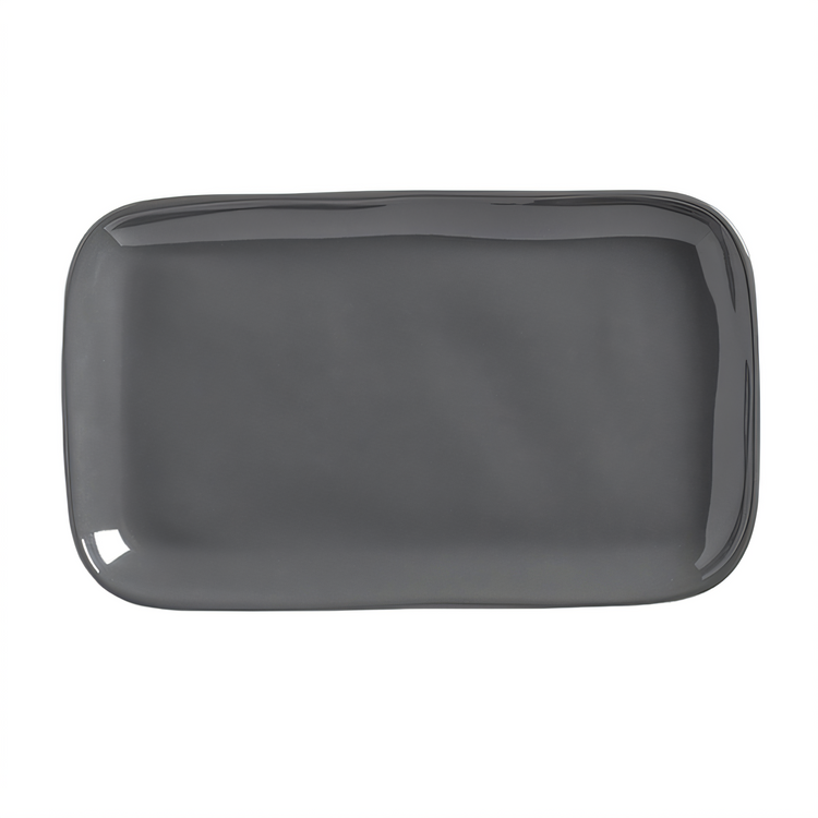 Product image #1 for American Metalcraft Crave Storm 12-Inch Rectangular Black Melamine Platter