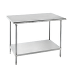 Thumbnail image #1 for Advance Tabco SAG-302 Stainless Steel Work Table, 24"W x 30"D, 16-Gauge 430 Top, Adjustable Undershelf