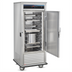 Thumbnail image #1 for Mobile Convertible Refrigerator/Freezer Cabinet, 1 Section, Stainless Steel, 10 Adjustable Tray Slide Pairs